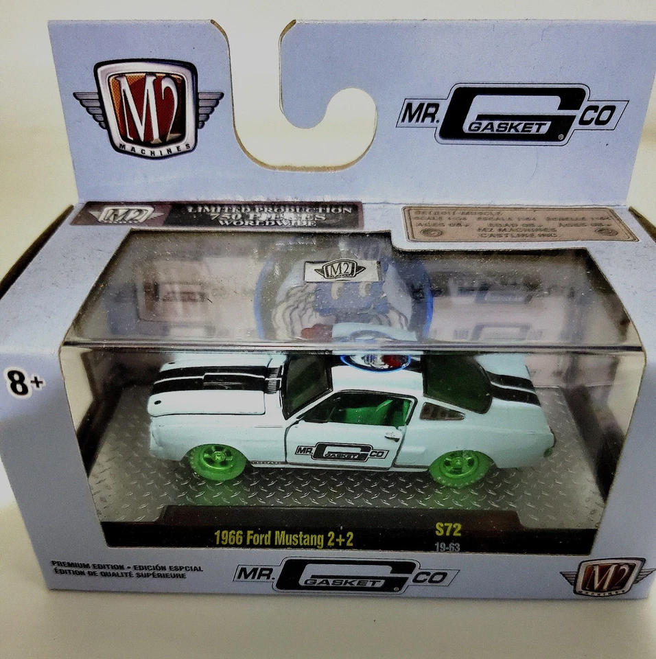 M2 Machines Special Edition O'Reilly Зеленые Колеса 1966 Ford Mustang  - Изображение 4 из 4