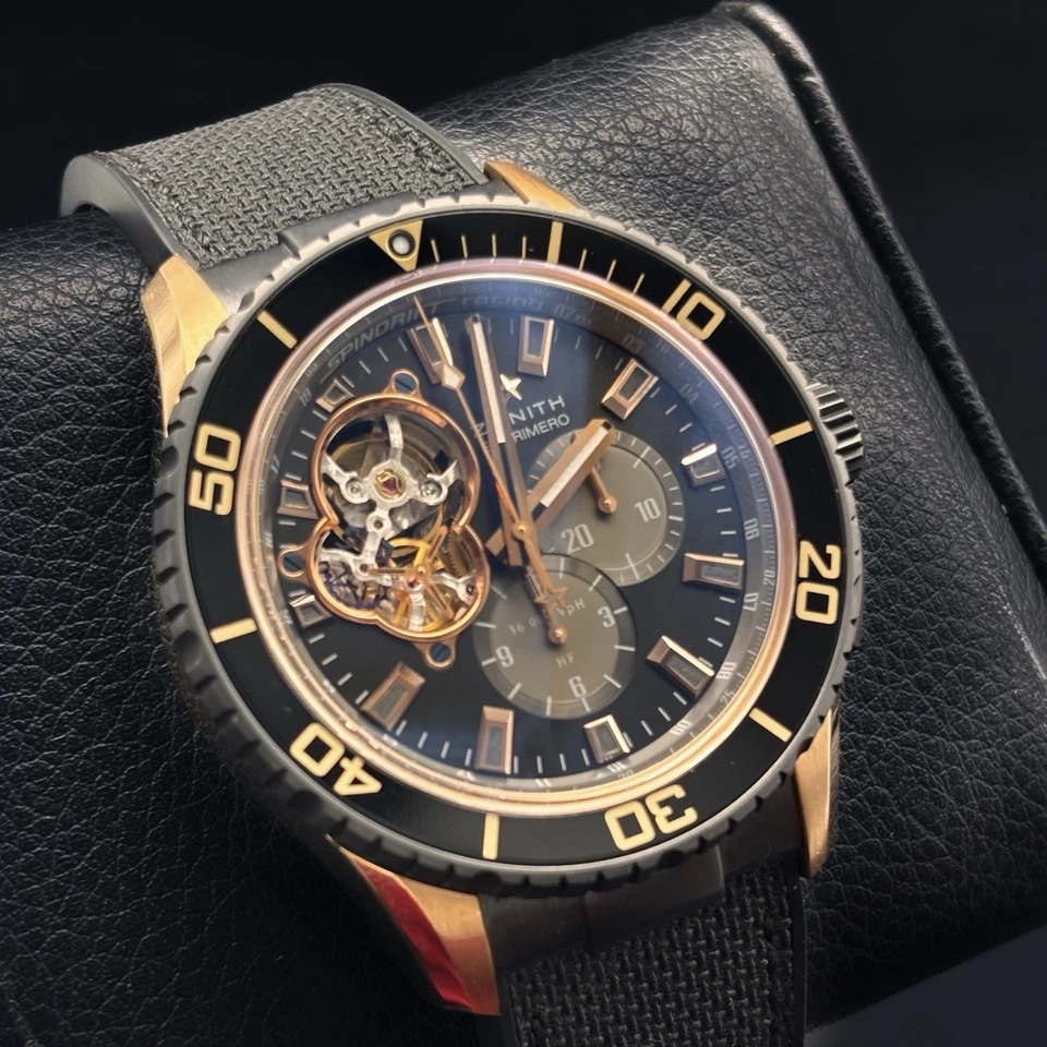 ZENITH El Primero Stratos Chronograph Spindrift Rose Gold 86.2060.4061/21.R573 - Image 3 of 4