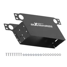 Oil Cooler Air Guide Shield Kit Black for 7-13 Row Cooling System Universal