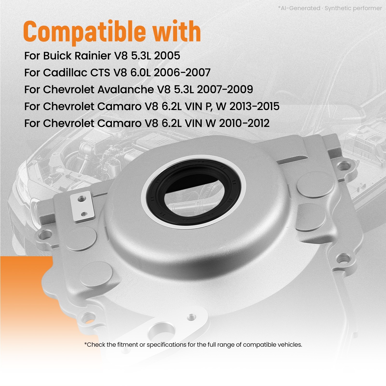 Chevrolet Corvette ZR1 2005-2009 Engine cover