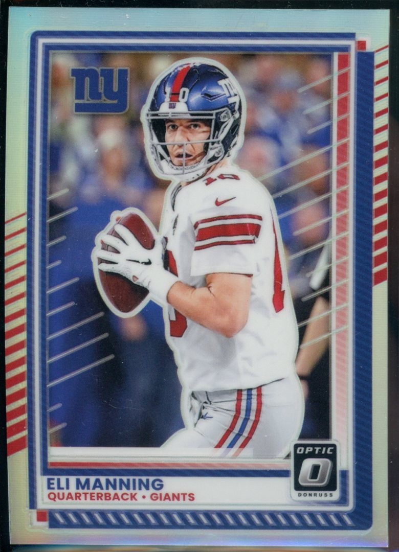 2025 Donruss Optic Donruss Eli Manning #184 Holo Giants
