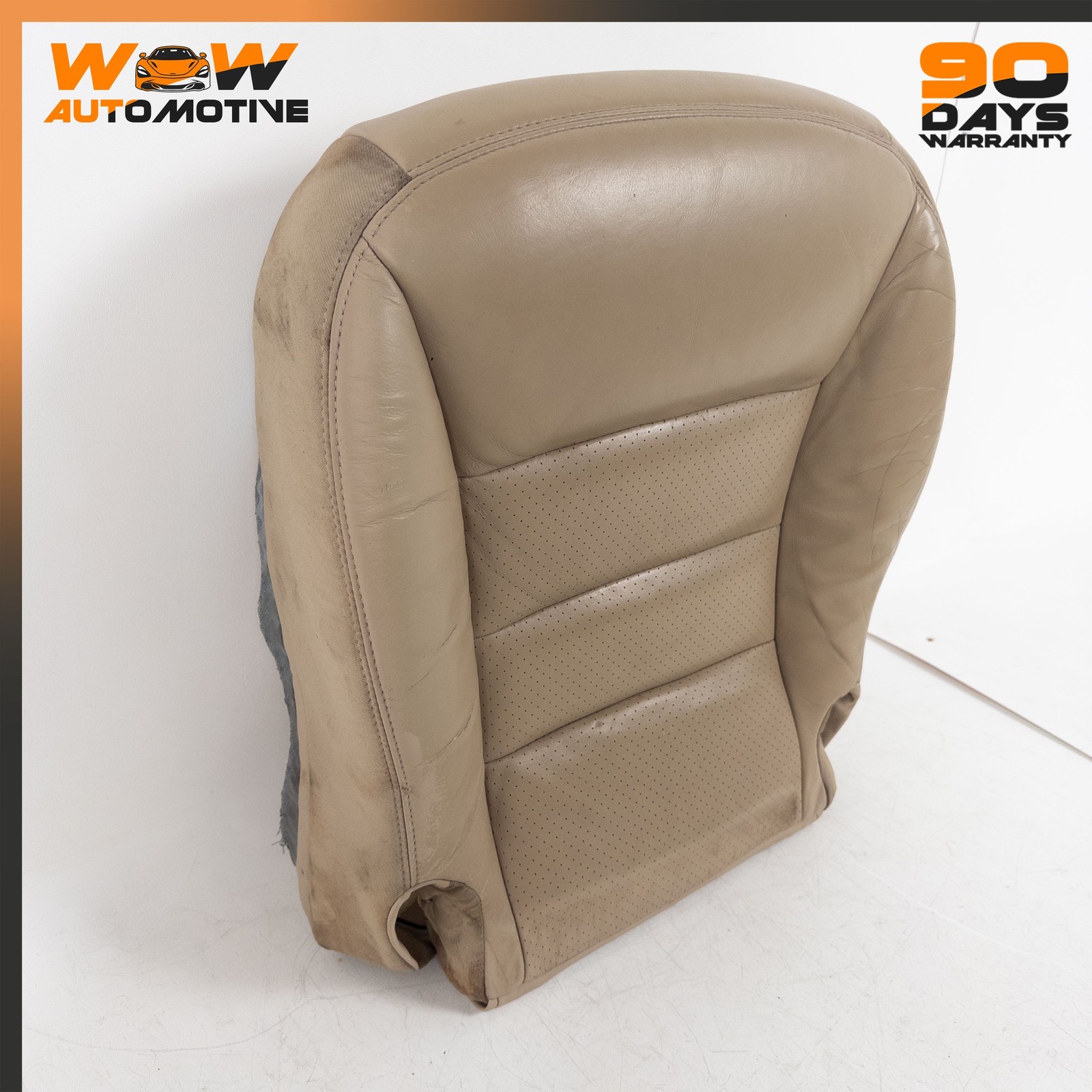 05-11 CHEVROLET CORVETTE C6 FRONT RIGHT BOTTOM LOWER SEAT CUSHION BEIGE OEM