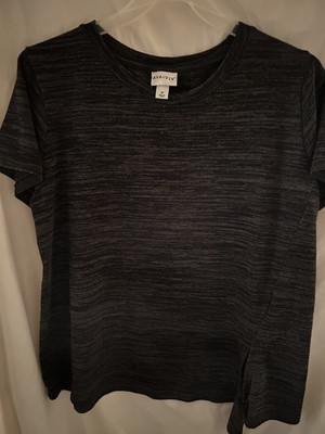 Women'sAVA VIV Top Size 1x Color Heather Gray