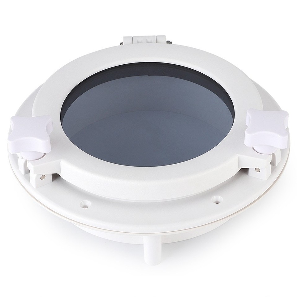 1X(215mm Round Porthole Lighting Ventilation Yacht RV Window ...