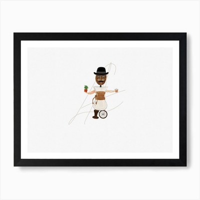 Kaffee Projekt Zeichnung Kunstdruck Gerahmtes Wandbild Poster Leinwanddruck Bild
