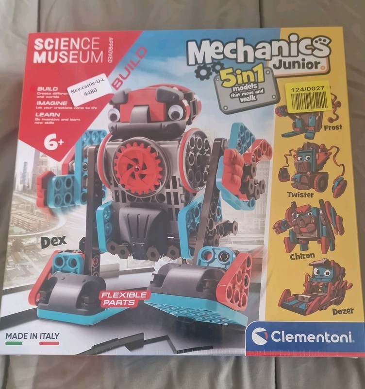 Science Museum Mechanics Junior: 5 in 1 Models (STEM Kit by Clementoni)