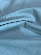SKY BLUE Lambskin Leather Whole Hide 8 Square Feet