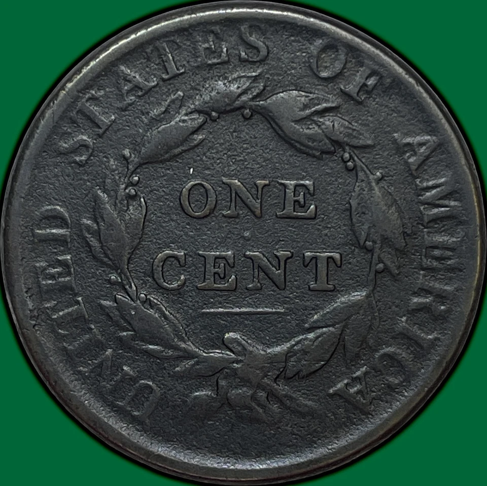 Moneda F fina cabeza grande 1810/09 más de 09 centavo clásico, porosidad ligera #29619 Foto 2 de 3