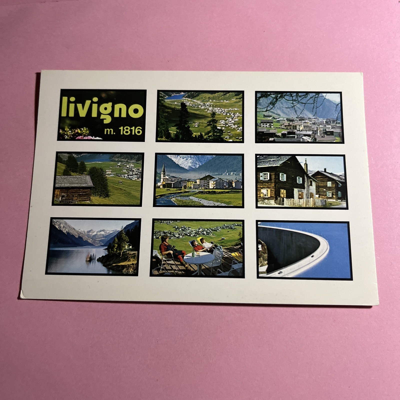 CARTOLINA A COLORI COLLEZIONE - LIVIGNO ALTA VALTELLINA SONDRIO LOMBARDIA - VIAG