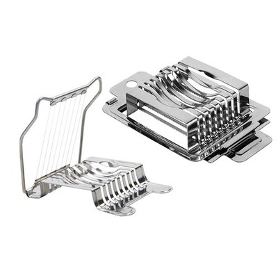 Fruit Egg Cutter Stainless Steel Smoothing Cutting Stable Safe Egg Cutting Tool