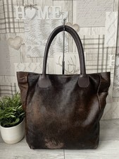 Large BILLY BAG Brown leather