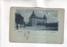 F8716) Postcard, PILSEN Plzen - Moonlight LITHO with SPARKASSE 1898 !!