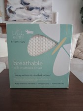Lullaby Earth Breath Safe Breathable Crib Mattress Cover Machine Wash dry NEW