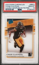 2020 PANINI CHRONICLES CLEARLY DONRUSS RATED ROOKIES #RRCC CHASE CLAYPOOL PSA 10