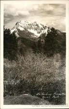 Ronan, Montana MT Mt. Harding, Mission Range Mountains Original Vintage RPPC