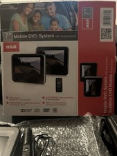 RCA 7" Screens Mobile DVD System Dual Screens 