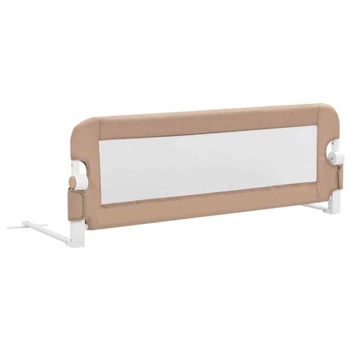 Bettgitter Sicherheitsbettgitter Rausfallschutz Kinderbettgitter Taupe 120x42cm - Bild 2 von 8
