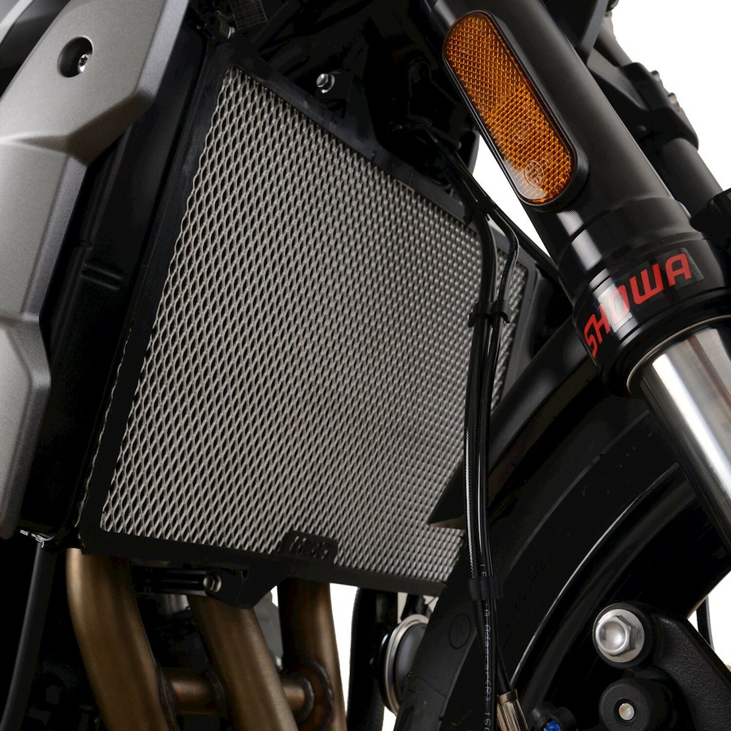 Triumph Trident 660 2021-2026 R&G racing black radiator guard cover protector