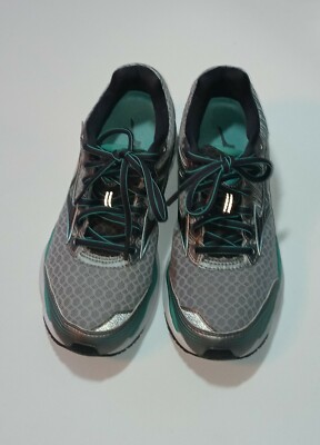 Mizuno Wave Paradox 2 Women's Running Shoes Size W7.5 Gray/Teal 