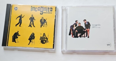 Incognito 2 CD Lot : Positivity (1993)   100° and Rising (1995)
