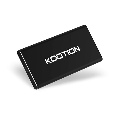 KOOTION External SSD 250GB Portable SSD High-speed Solid State Drive, Read up...