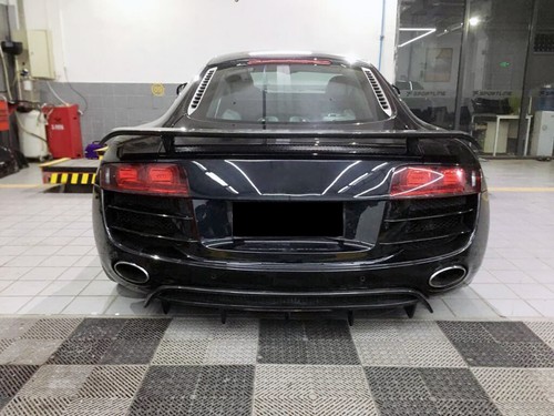 Fits Audi R8 GT V8 V10 Coupe 10-2015 REAL Carbon Fiber Rear Bumper Lip Diffuser - Picture 5 of 17
