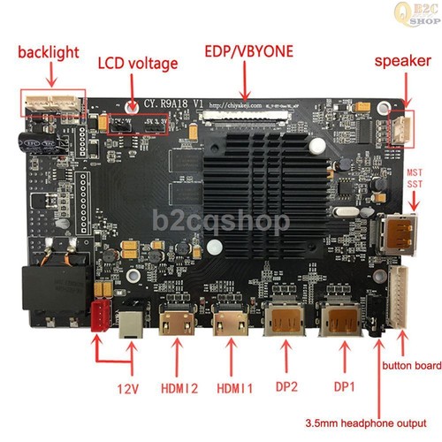 2DP HD-MI 5K LCD Controller Board Remote Kit for imac LM270QQ1 A1419 late 2015 - Picture 2 of 7