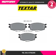 2431701 brake pad kit, front disc brake (BRAND-TEXTAR)..