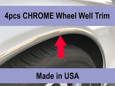 2005-2019 ForKiaModels 4pc Chrome Wheel Well Fender Trim Molding Kit/5YR WRNTY