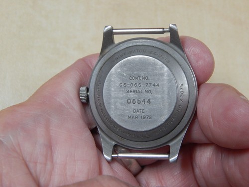 Vietnam war issue (Benrus Mar 1973) US military GG-W-113 watch with Hack feature - Picture 2 of 3