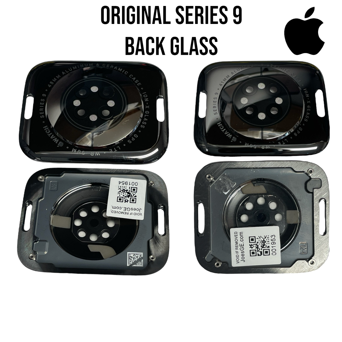 Genuine Apple Watch Series 41mm 45mm EMPTY Back Cover Heart Rate Glass  Parts