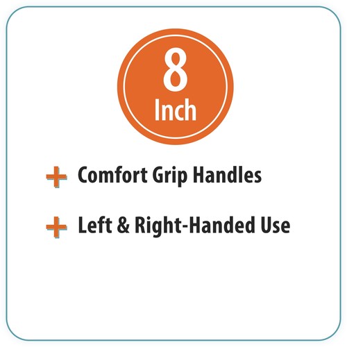 8-Inch All-Purpose Stainless-Steel Scissors, Back to School, Black - Picture 2 of 7