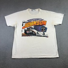 Vintage Tommy Johnson T Shirt Mens L Top Fuel Drag Race Mopar