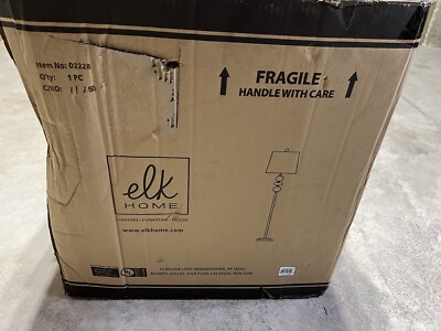 ELK Home Hollis D2228 Polished Nickel 1 Light 150W Floor Lamp