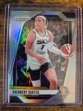 2024 Panini Prizm WNBA Chennedy Carter Silver Holo Prizm #66 Chicago Sky