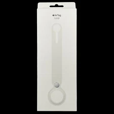 Genuine Apple AirTag Loop Case Cover - White MX4F2ZM/A Open Box Air Tag