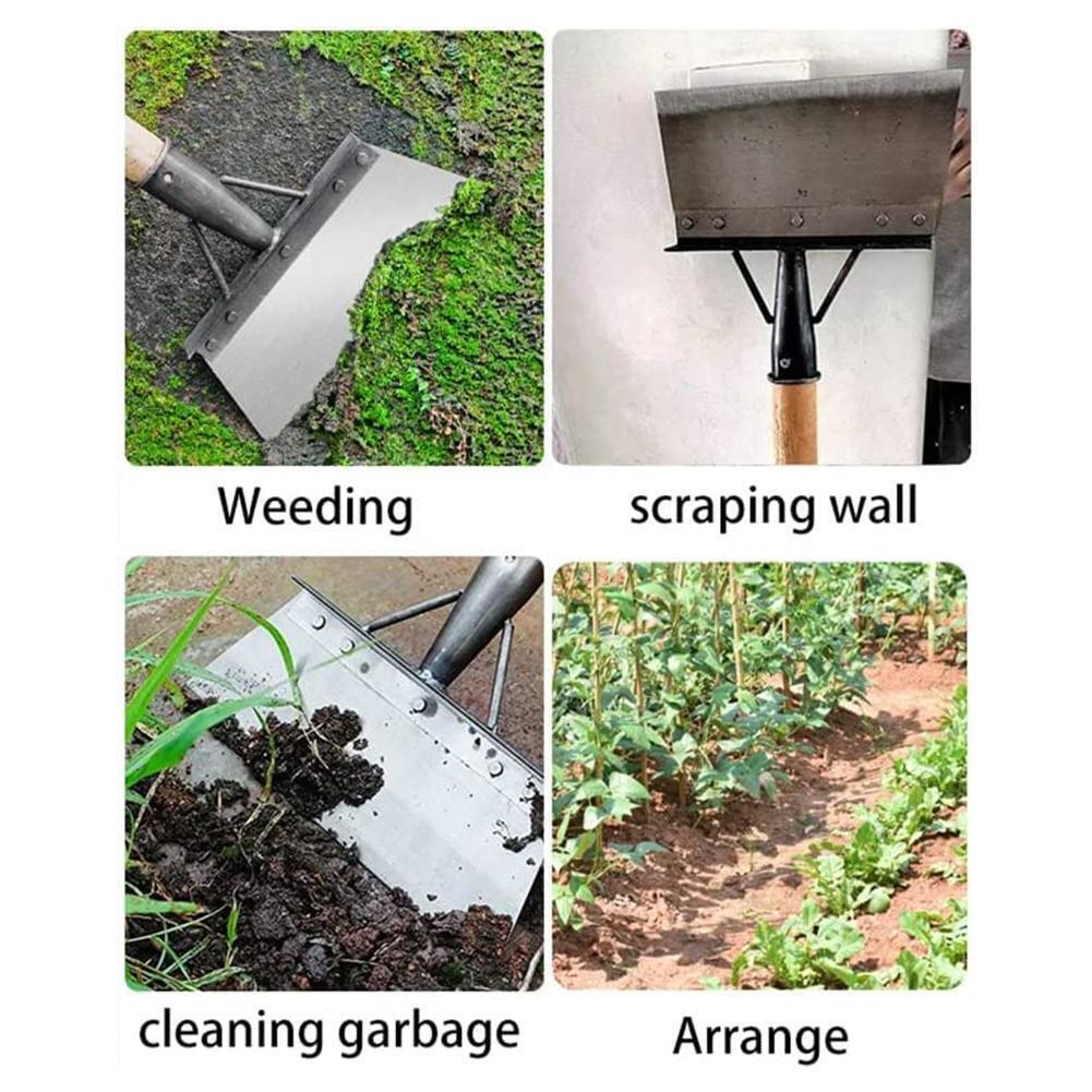 MultiUse Cleaning Shovel Head Manure Shovel Stainless Steel Garden