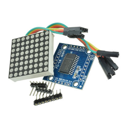 10PCS Arduino microcontroller MAX7219 dot matrix modul Steuern Display DIY KIT