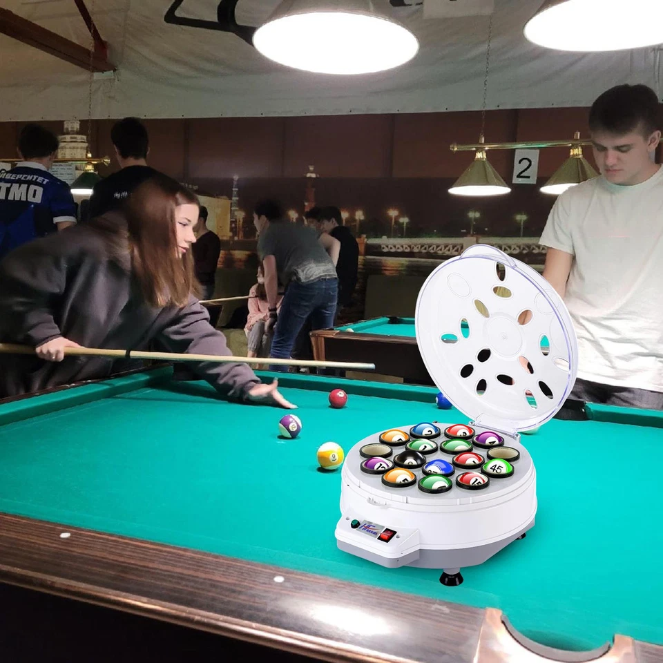  Automatic Pool Ball Cleaner  Billiard Ball Polisher 16 Ball  Washing Machine  - Image 3 of 4