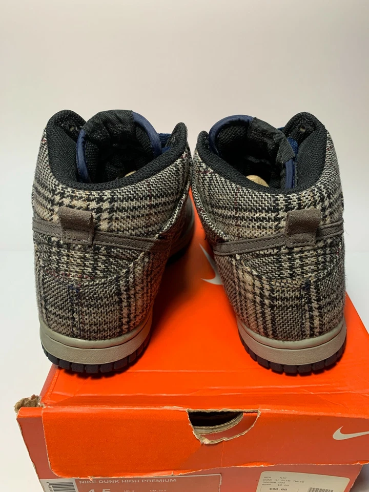 Nike Dunk High Premium Tweed 2007 talla 4,5Y Supreme OG CALI SB Forbes Jedi Low 4 Foto 4 de 4