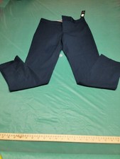 NWT Banana Republic Pant True Navy Blue Slim Ankle Slit Stretch Pocket 6