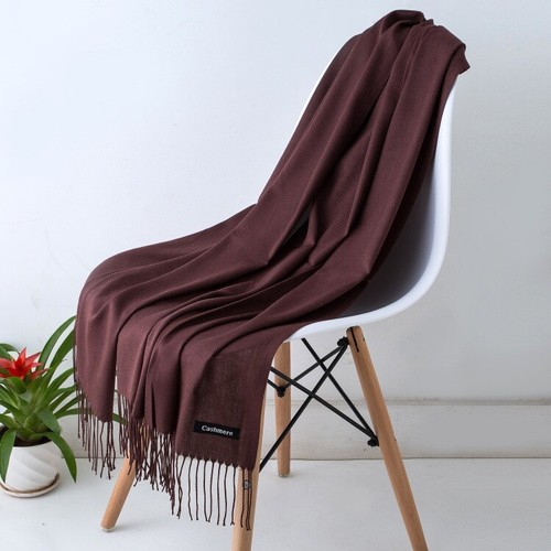 Damen Herren Oversize Einfarbig Schal Schottland Acryl Wolle Decke Tuch Halstuch Warm - Bild 16 von 36