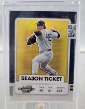 2021 Panini Contenders Season Ticket Gold Prizm Gerrit Cole Yankees  # /10 SSP