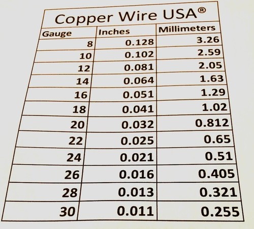 18 Ga Massiver offener Sprungring aus Kupfer/1 Oz. Größen 4 mm bis 10 mm o/D/Säge geschnitten - Bild 6 von 6