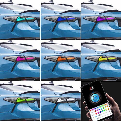 RGB LED Tail Lights For Toyota Camry 2018-2024 SE LE XSE XLE TRD Lexus Style - Foto 5 di 17