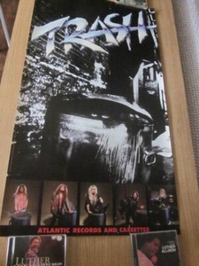  Trash 1985 Burnin' Rock Promo Poster Taylor Ball Coda Hobo Mocadem