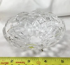 2 PACK! Crystal Chandelier Bobeche 110mm Diameter x 23mm CH W/ 5 Pins 90100/1