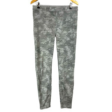 SPANX Jean-ish Camo pull on legging pants size XL Gray Stone Skinny Jegging