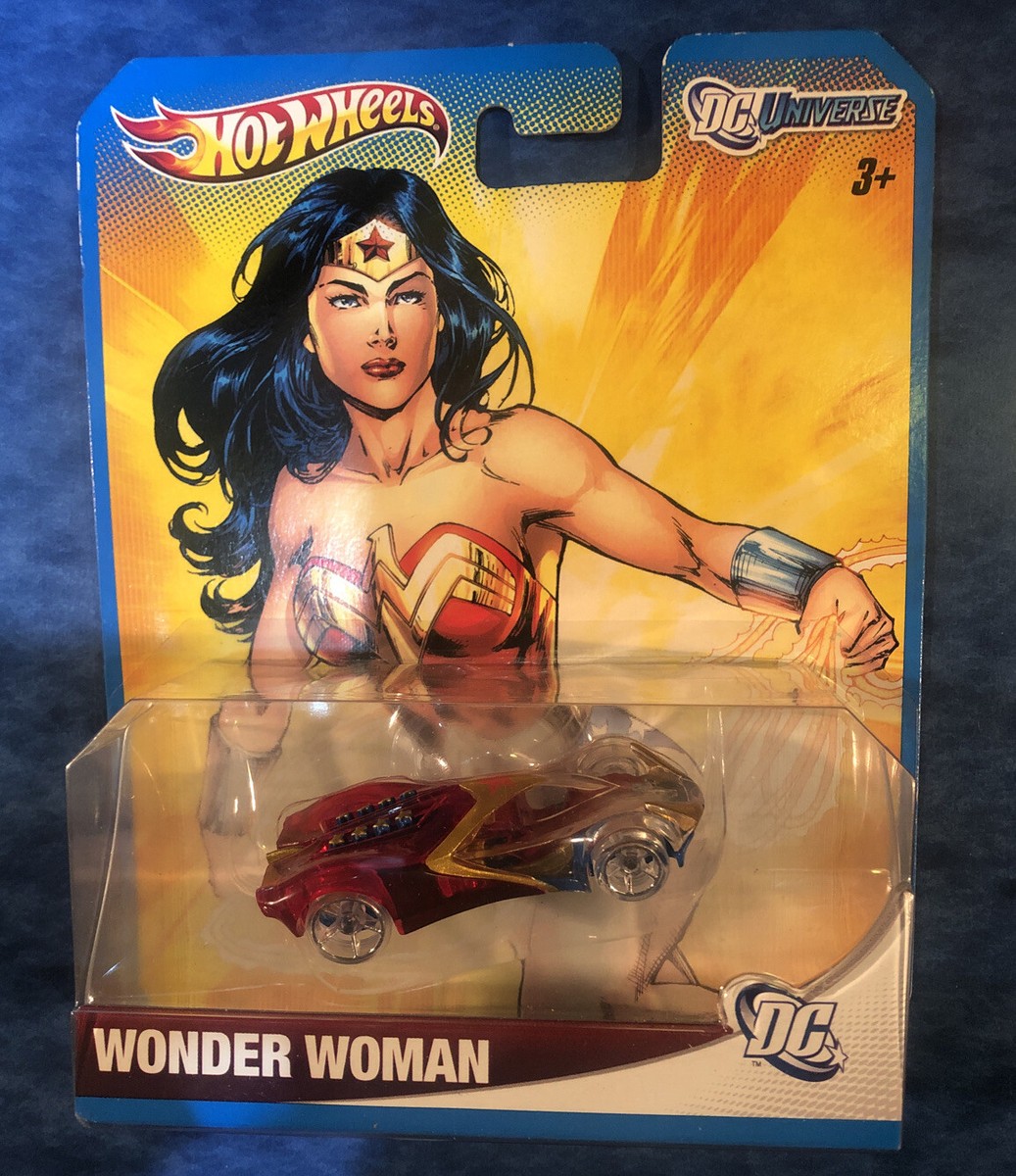 2011 Hot Wheels DC Universe Wonder Woman 1:64 Die-cast Car NEW NIP