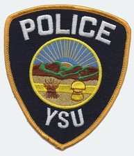 Youngstown State University, Ohio Police Department Shoulder Patch YSU
